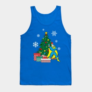 Bananaman Around The Christmas Tree Tank Top